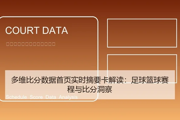 多维比分数据首页实时摘要卡解读：足球篮球赛程与比分洞察